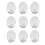 1544 self adhesive plastic wall hook set for home kitchen and other places pack of 9