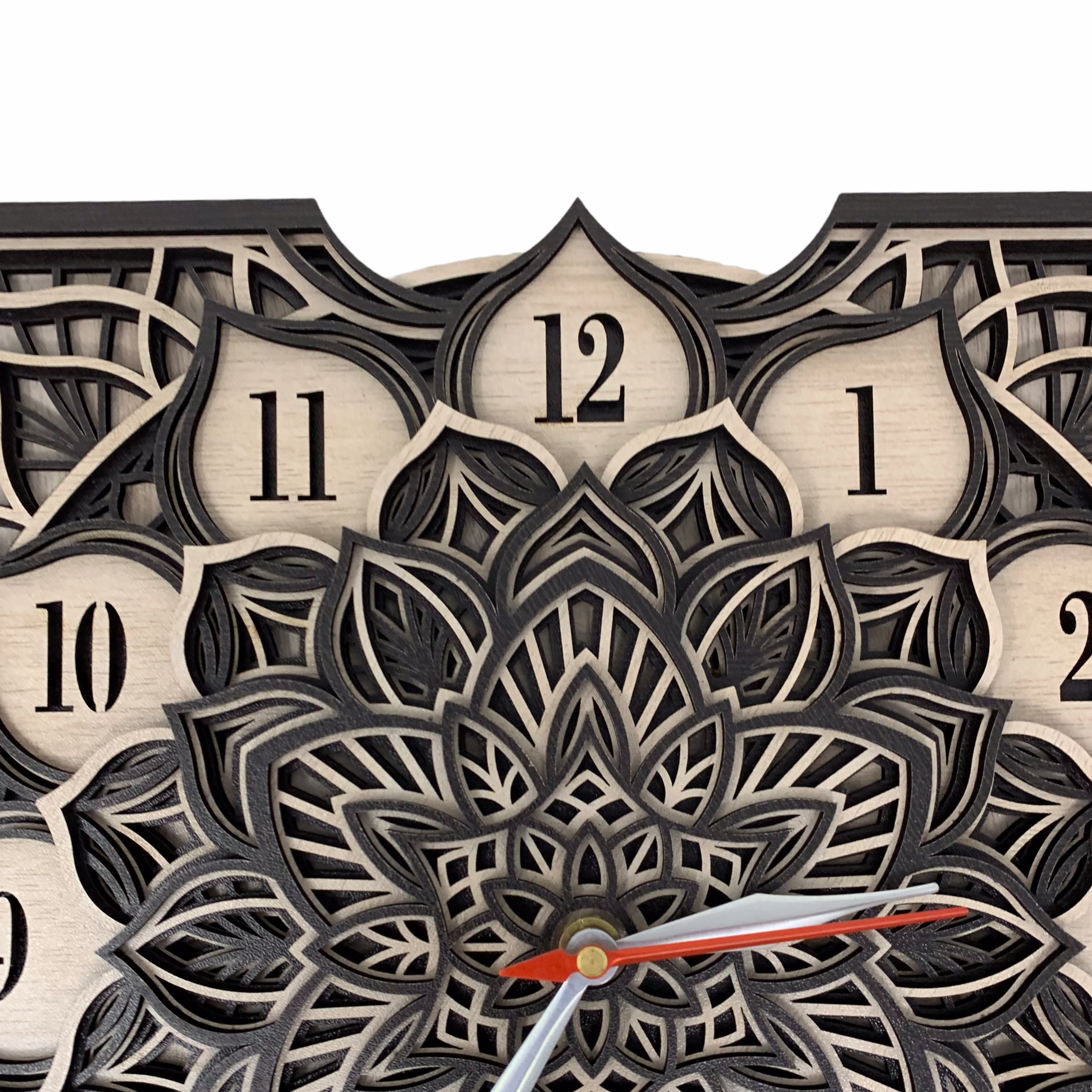 Aspiring Flower 3D Multilayered Mandala Wall Clock