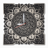 Tortuous 3D Multilayered Mandala Wall Clock