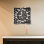 Tortuous 3D Multilayered Mandala Wall Clock