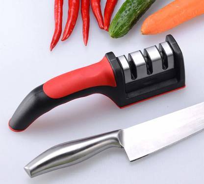 2306 manual knife sharpener 3 stage sharpening tool for ceramic knife and steel knives