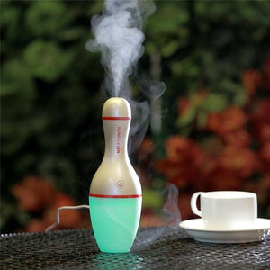 362 air humidifier usb 5v bowling bottle led lamp light air diffuser mist maker aromatherapy 150ml ultrasonic diffuse for spa home