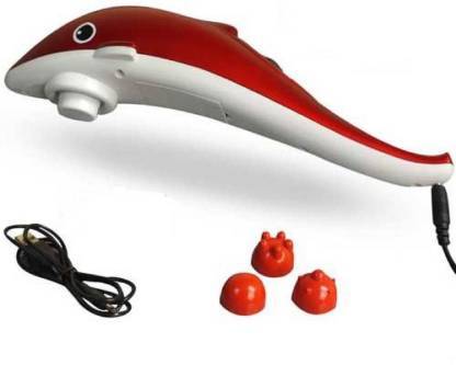 1221 dolphin handheld body massager to aid pain and stress