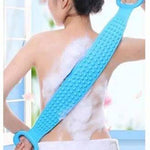 1308 silicone body back scrubber bath brush washer for dead skin removal