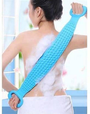 1308 silicone body back scrubber bath brush washer for dead skin removal