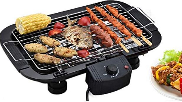 Barbecue Grill Grilling Machine Charcoal Electric Dual-Purpose Household & Outdoor Multi-Function Double Electric Oven 2000W Barbecue