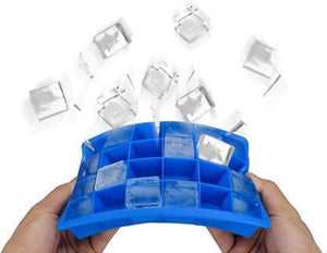 1144 silicone ice cube trays 2 pack 24 cavity per ice tray multicolour