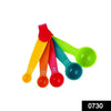 0730 plastic measuring spoons set of 5